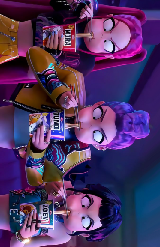 Kpop Hunters (KPDH) poster