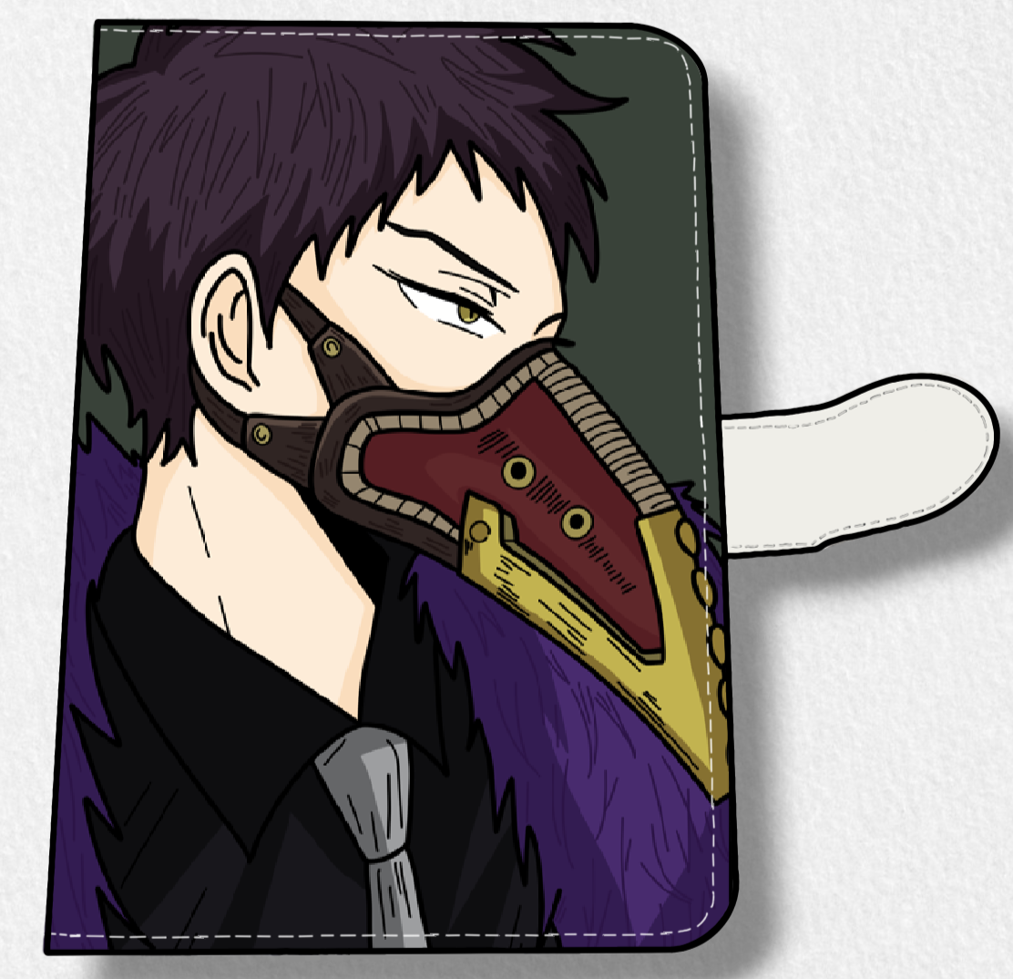OverHaul (BNHA) Anime Faux Leather Magnetic Latch Journal