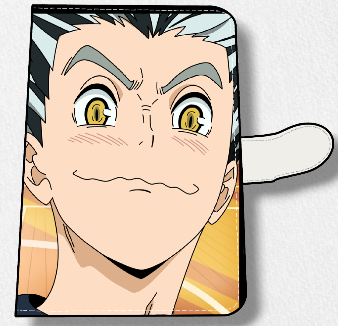 Bokuto (Hi Q) Anime Faux Leather Magnetic Latch Journal