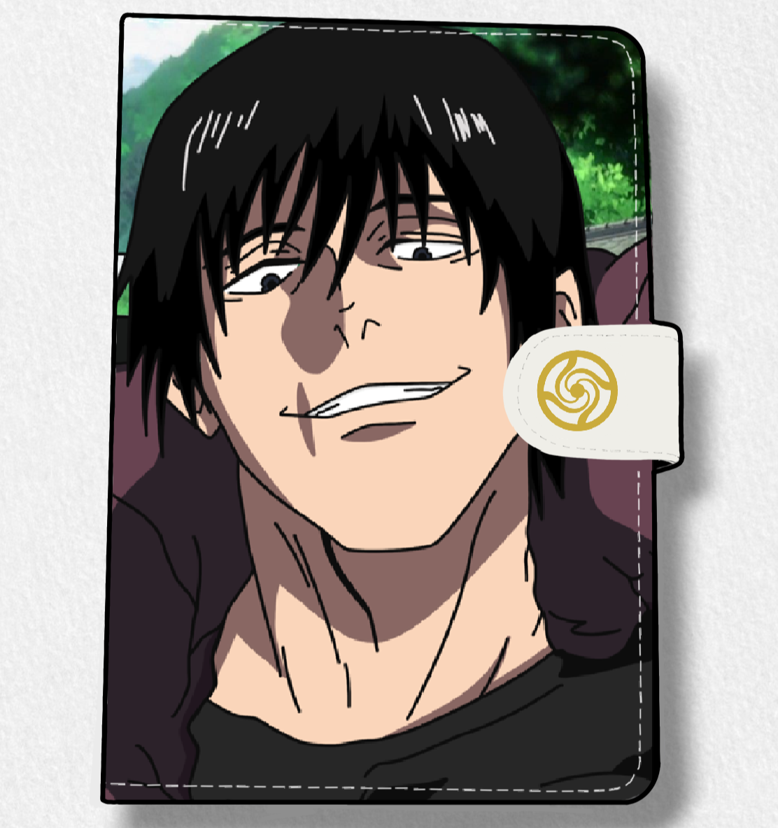 Toji Fushiguro (JJK) Anime Faux Leather Magnetic Latch Journal
