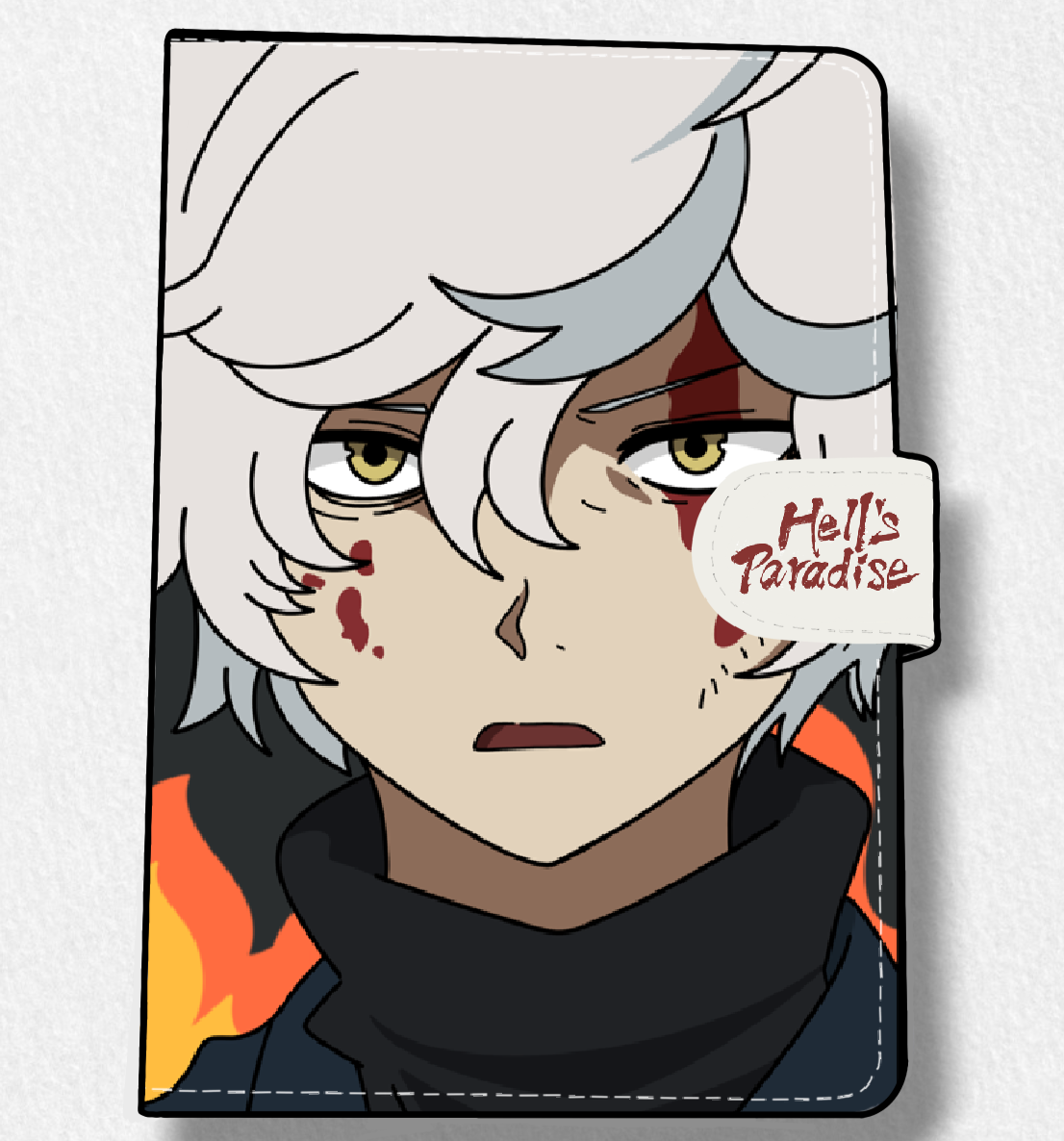 Gabimaru (HPD) Anime Faux Leather Magnetic Latch Journal