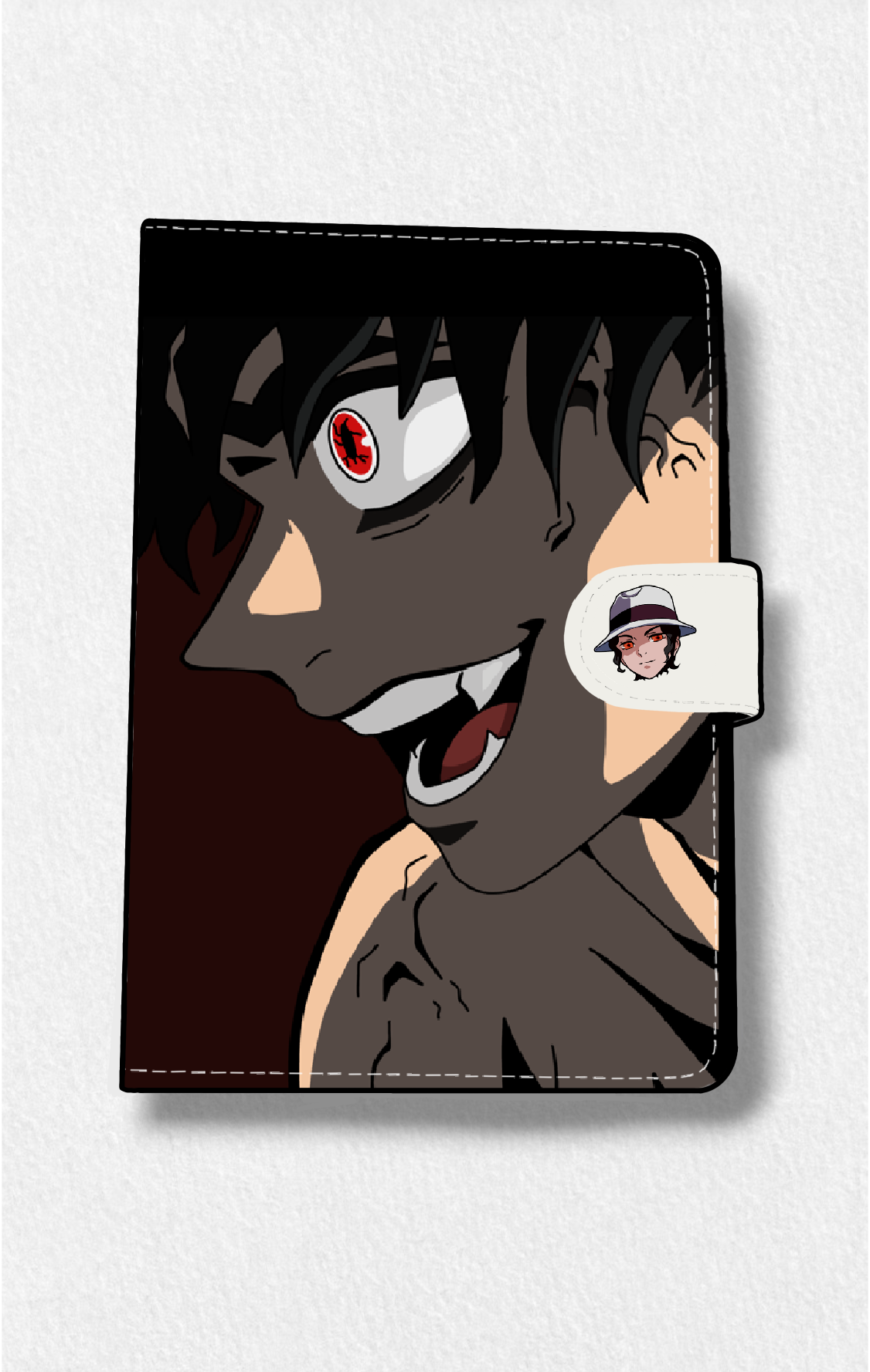 Muzan (DS) Anime Faux Leather Magnetic Latch Journal