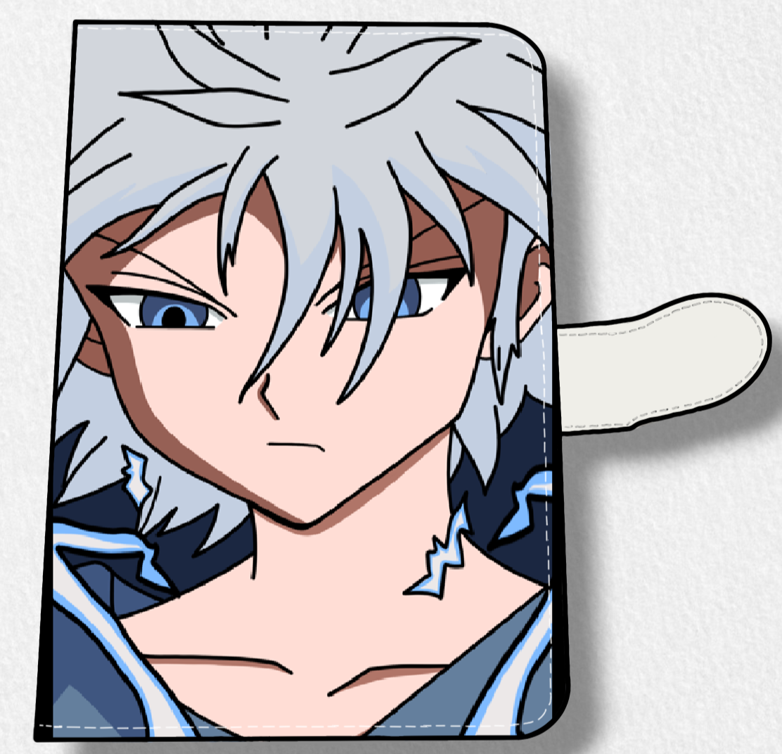 Killua (HXH) Anime Faux Leather Magnetic Latch Journal