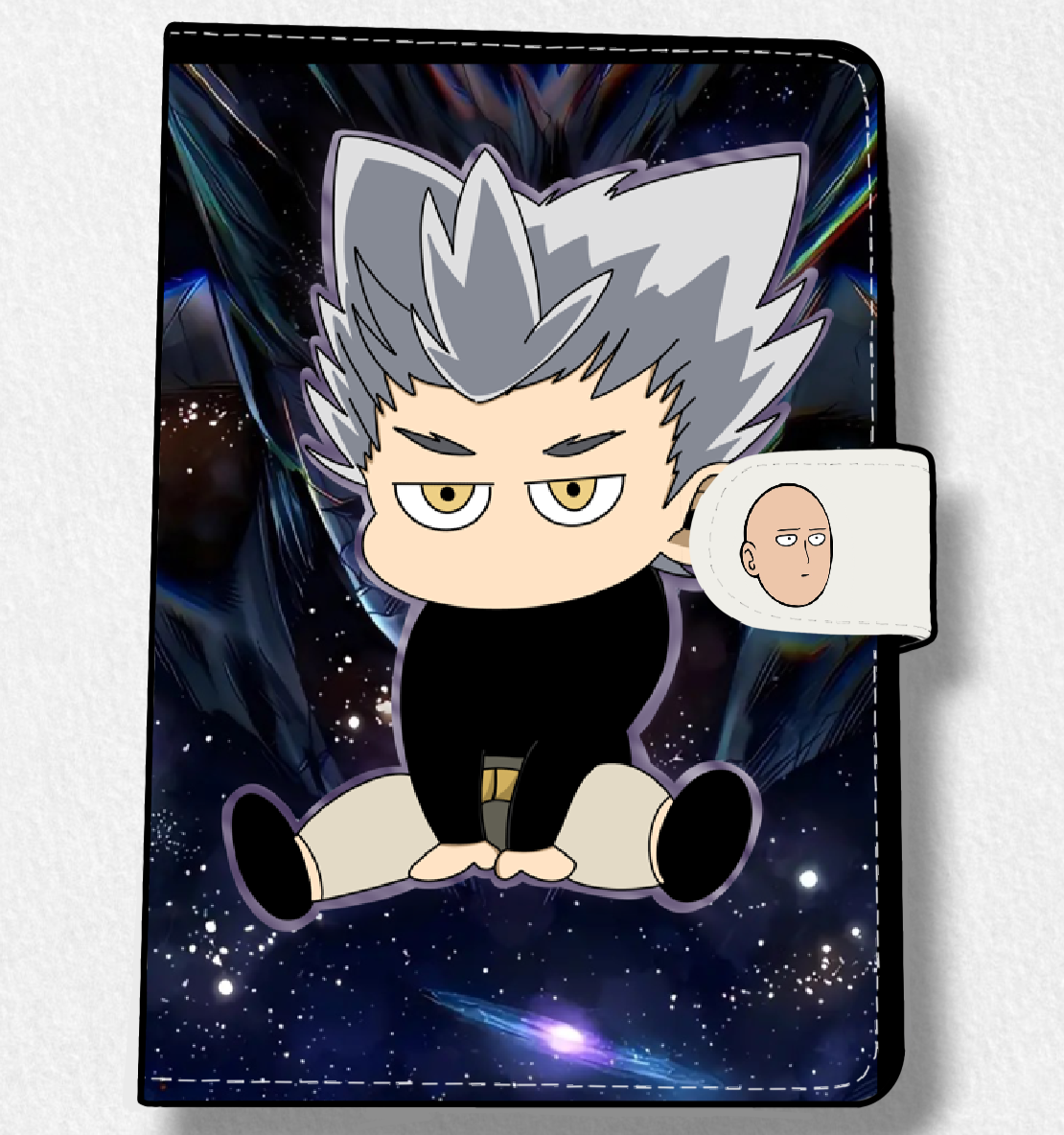 Garou (OPIMAN) Anime Faux Leather Magnetic Latch Journal