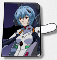 Rei (EVG) Anime Faux Leather Magnetic Latch Journal