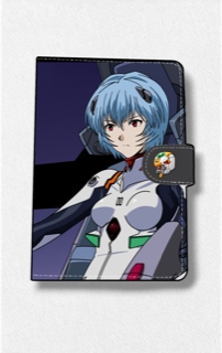 Rei (EVG) Anime Faux Leather Magnetic Latch Journal