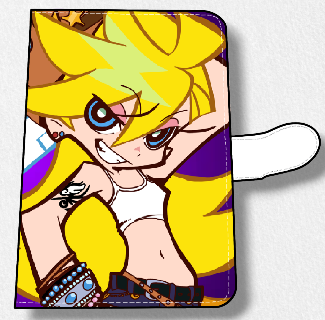 Panty (P&S) Anime Faux Leather Magnetic Latch Journal