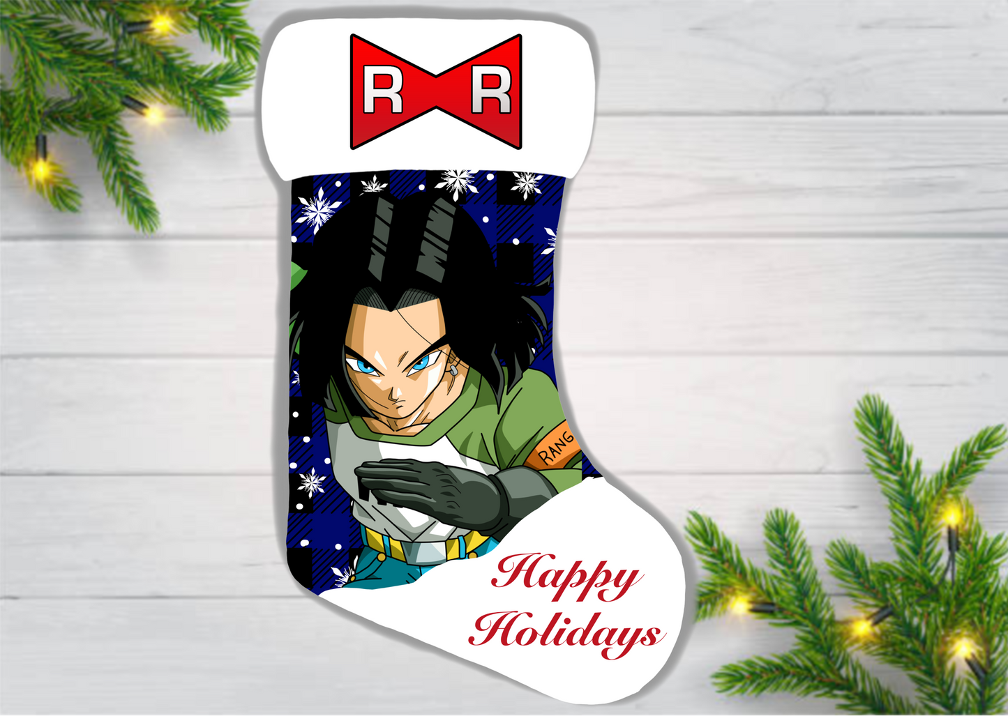 Andriod 17 (DBZ) Christmas stockings