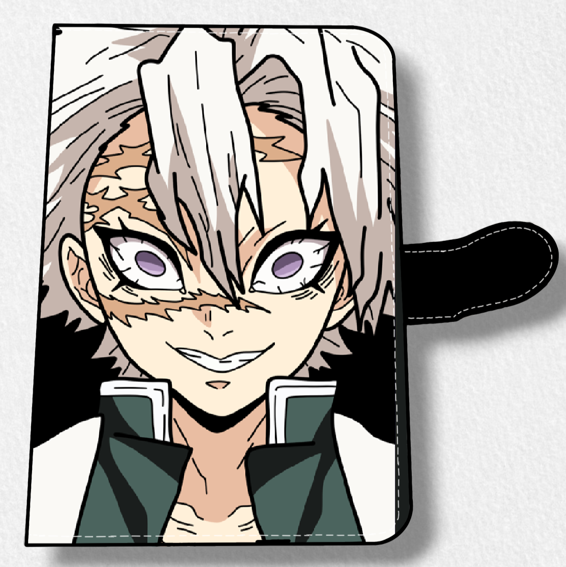 Sanemi (DS) Anime Faux Leather Magnetic Latch Journal