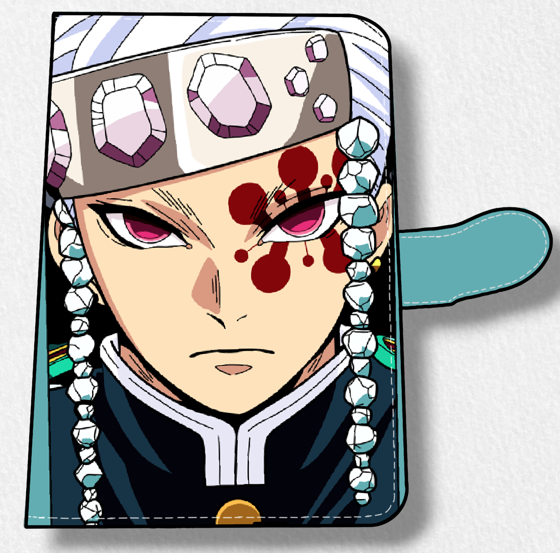 Tengen (DS) Anime Faux Leather Magnetic Latch Journal