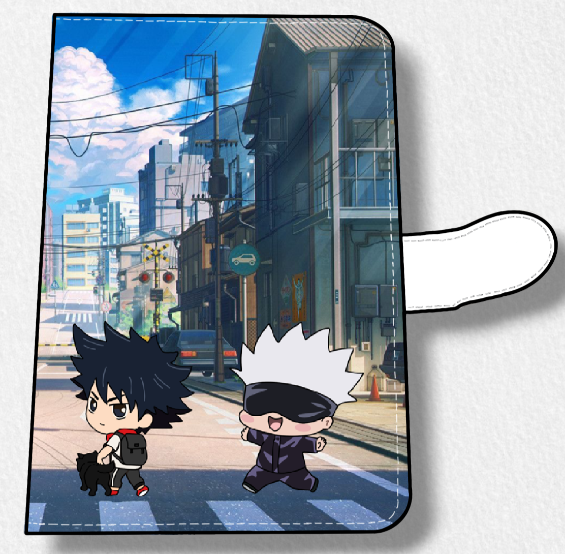 JJK Chibi (JJK) Anime Faux Leather Magnetic Latch Journal