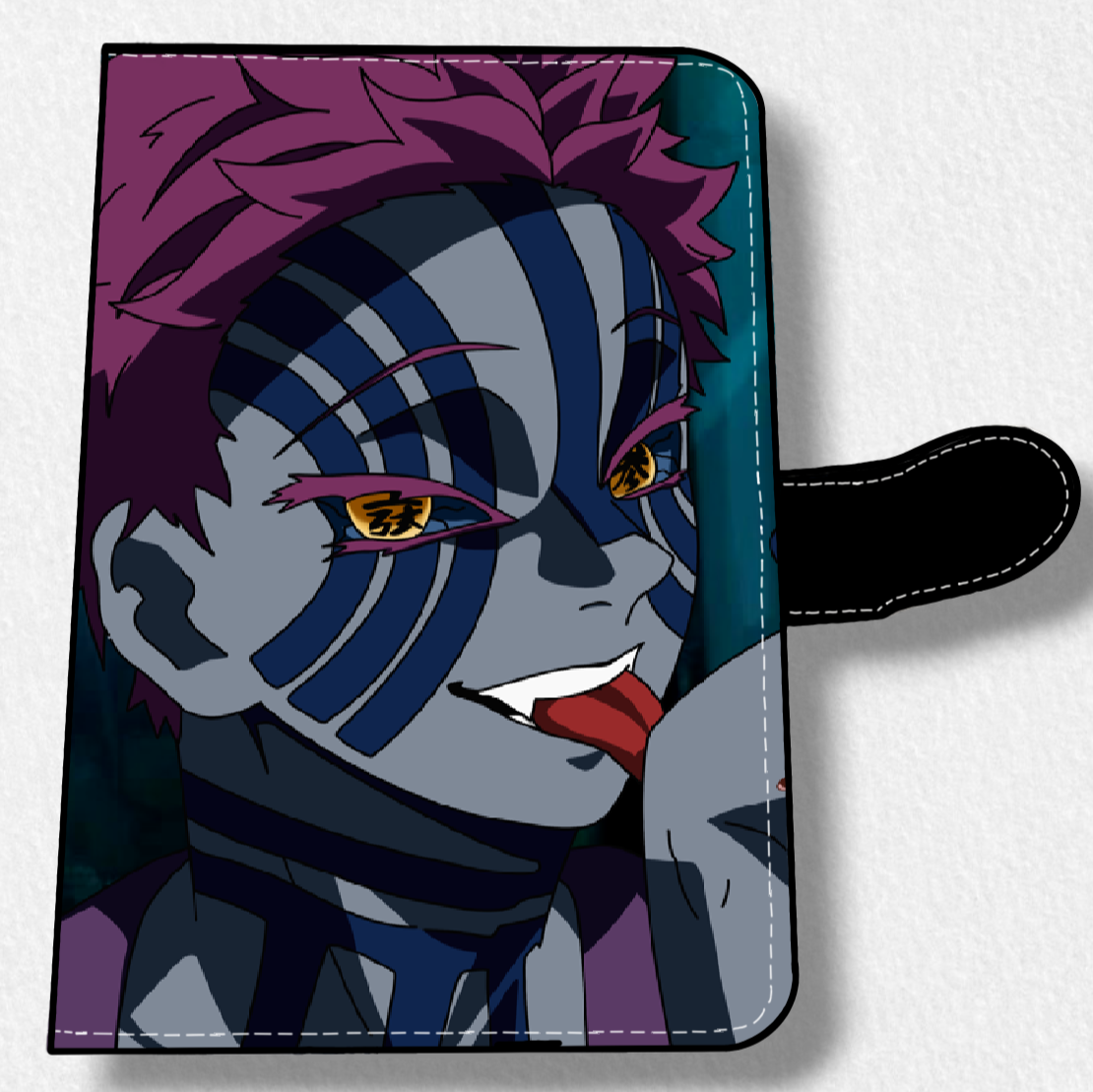 Akaza (DS) Anime Faux Leather Magnetic Latch Journal
