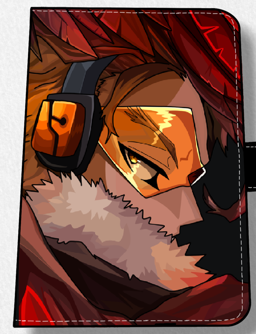 Hawks (BNHA) Anime Faux Leather Magnetic Latch Journal