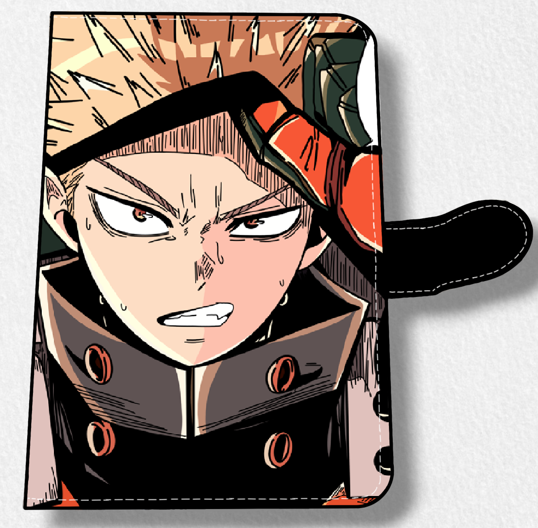 Bakugo (BNHA) Anime Faux Leather Magnetic Latch Journal