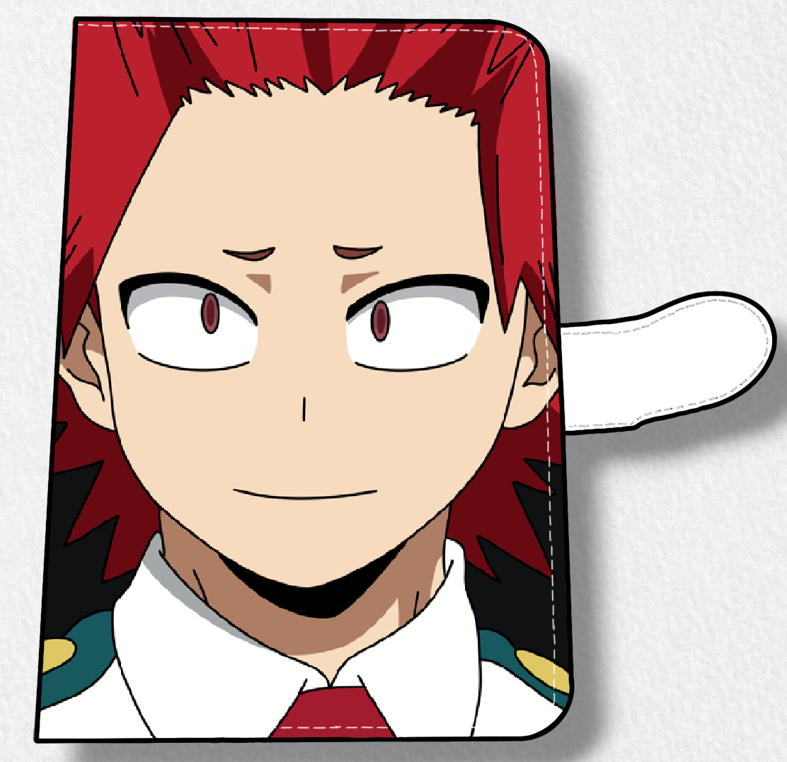 Kirishima (BNHA) Anime Faux Leather Magnetic Latch Journal