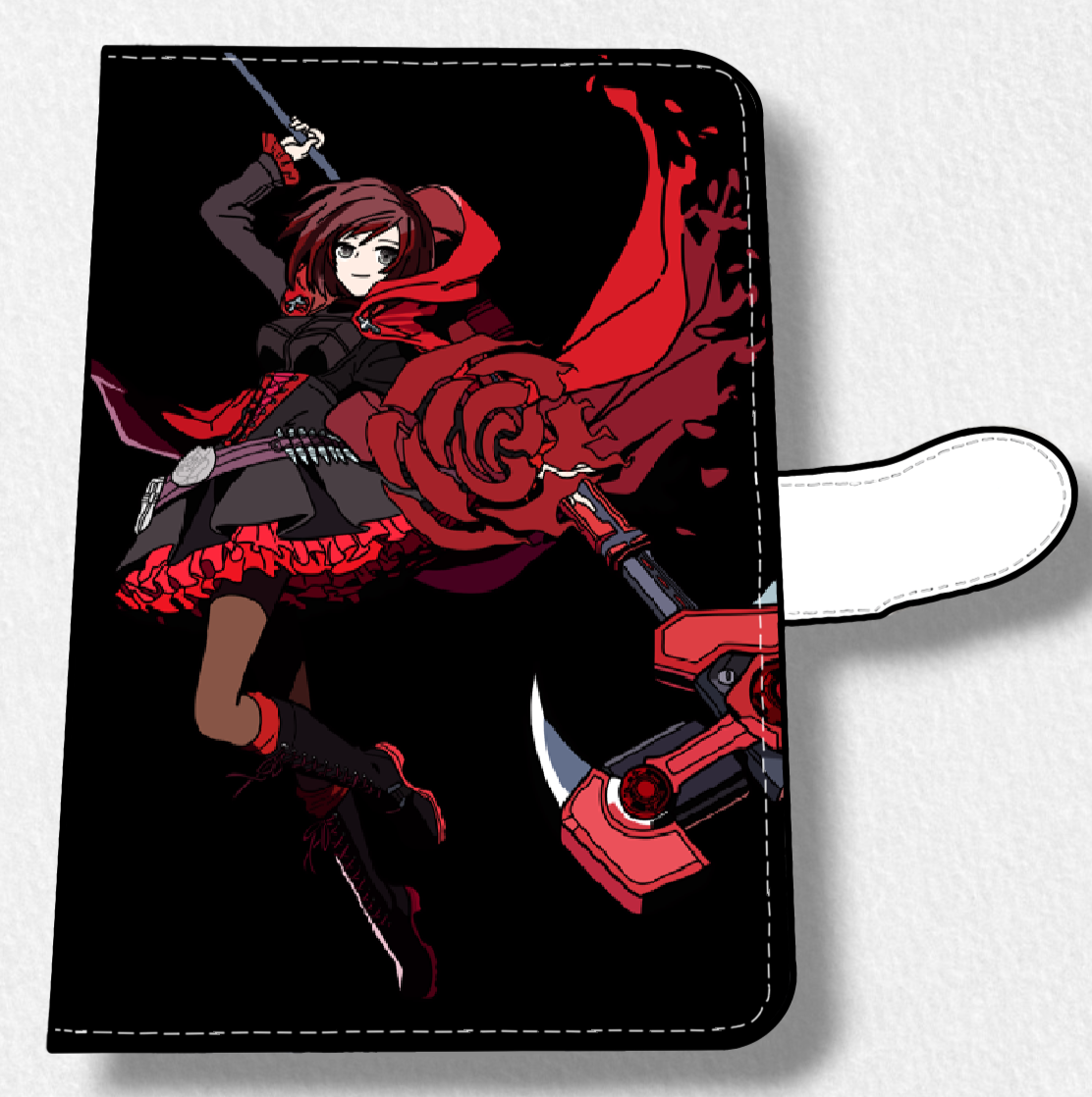 Ruby Anime Faux Leather Magnetic Latch Journal