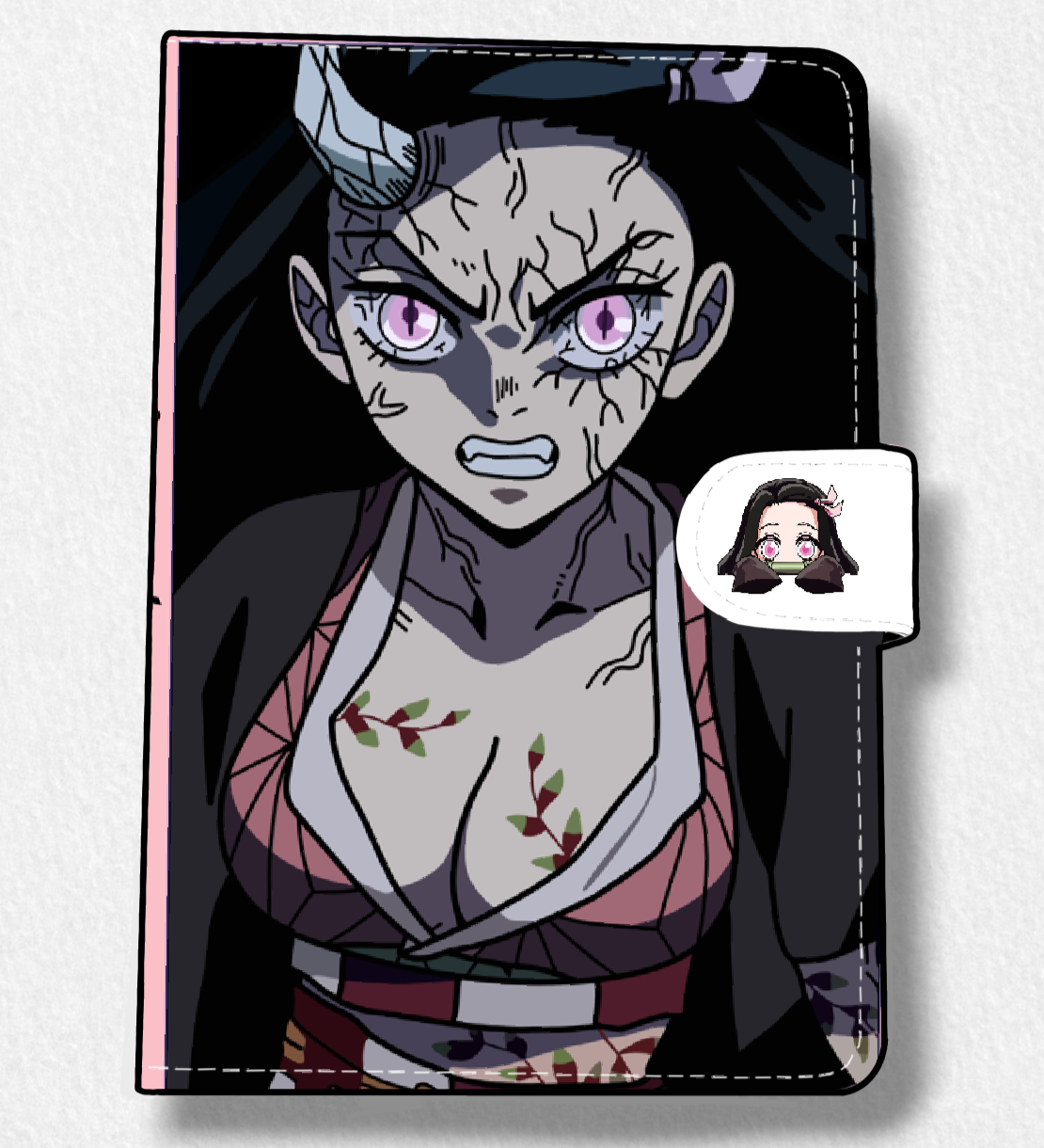 Nezuko (DS) Anime Faux Leather Magnetic Latch Journal