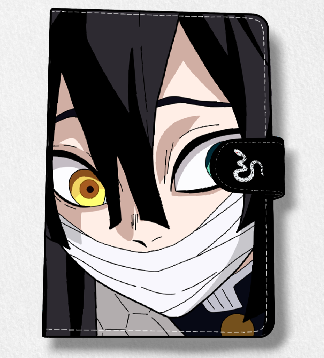 Obanai (DS) Anime Faux Leather Magnetic Latch Journal