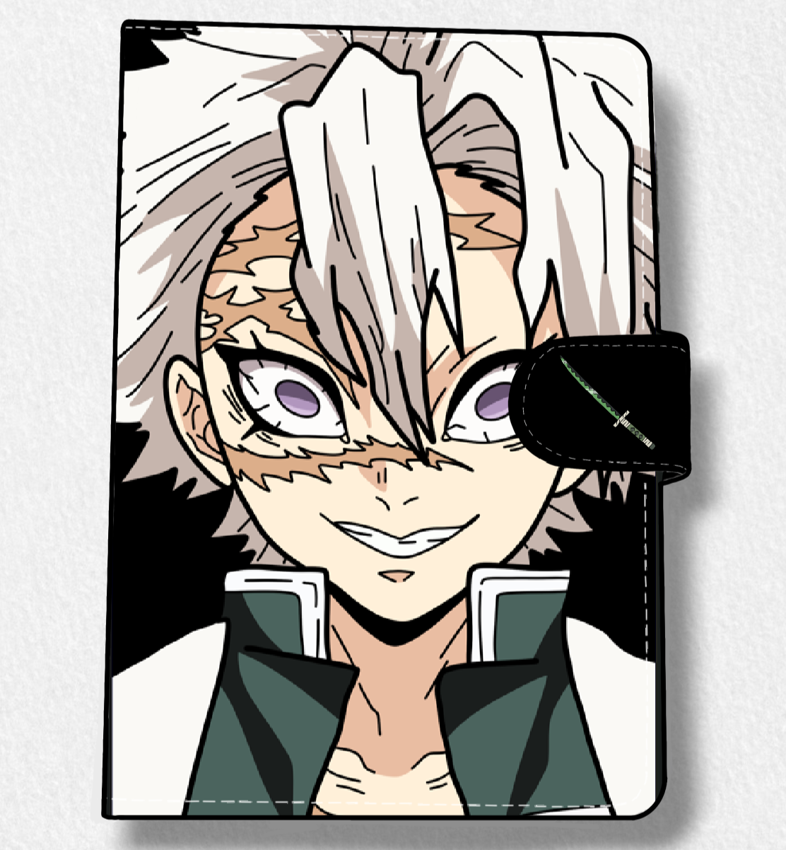 Sanemi (DS) Anime Faux Leather Magnetic Latch Journal