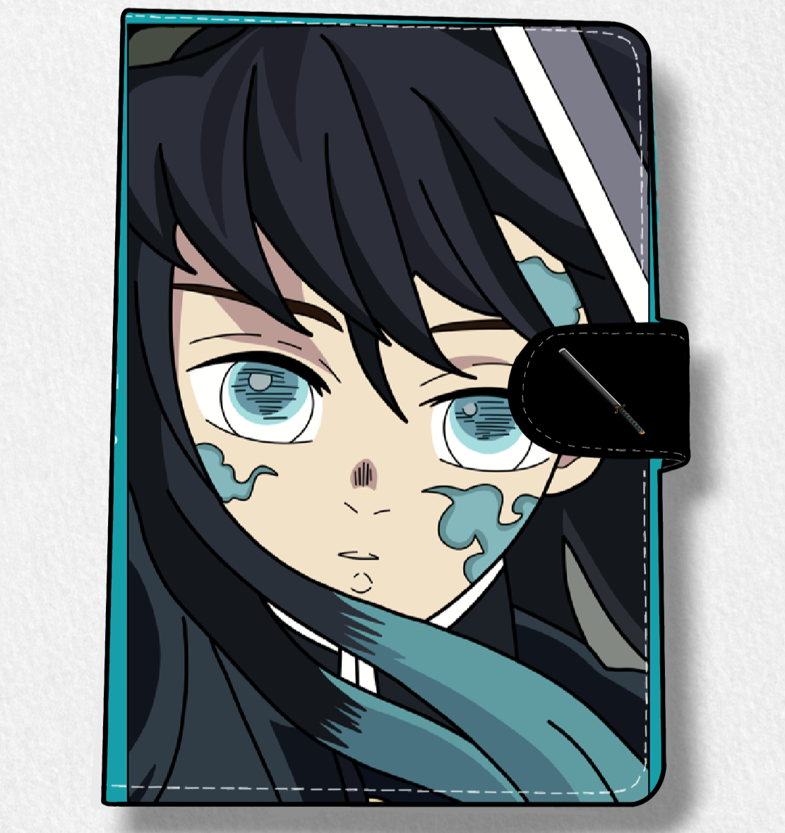 Muchiro (DS) Anime Faux Leather Magnetic Latch Journal