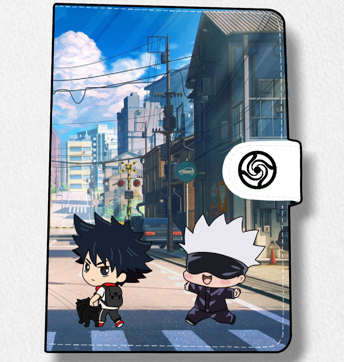 JJK Chibi (JJK) Anime Faux Leather Magnetic Latch Journal