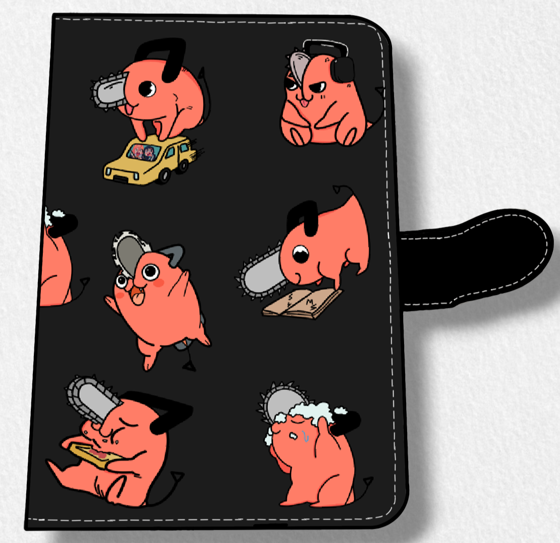 Pochita (CSM) Anime Faux Leather Magnetic Latch Journal