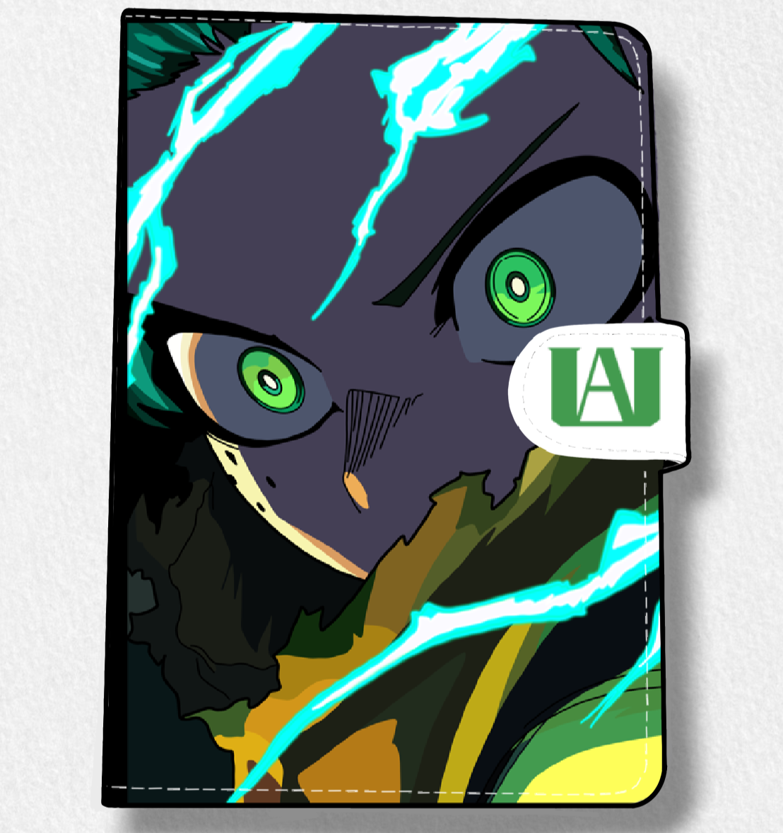 Deku (BNHA) Anime Faux Leather Magnetic Latch Journal