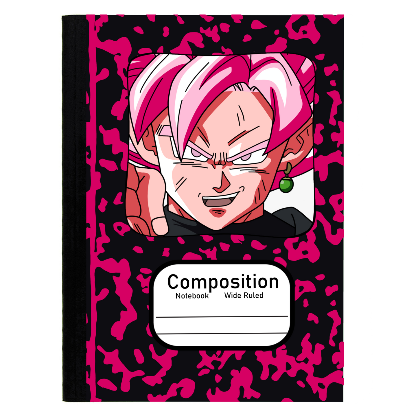 Goku Black (DBZ) Composition notebook Camo