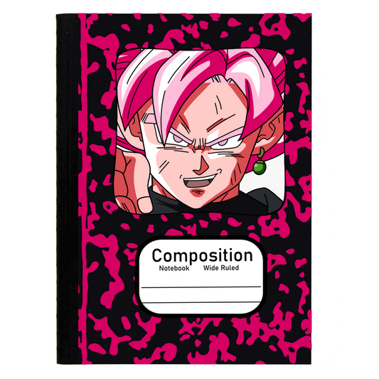 Goku Black (DBZ) Composition notebook Camo