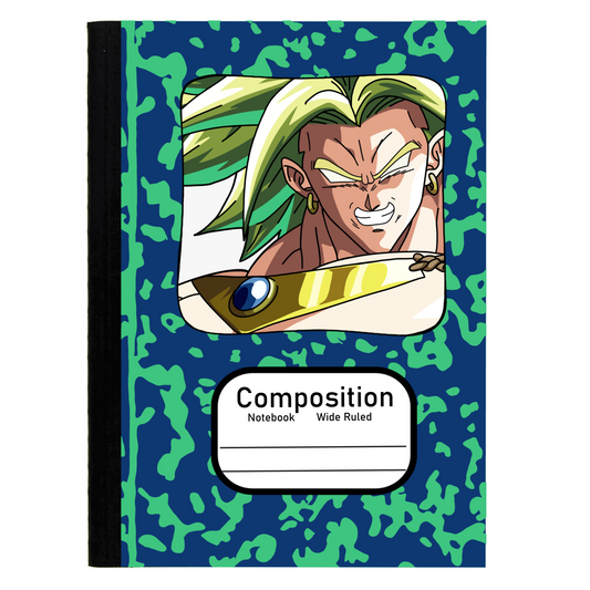 Broly (DBZ) Composition notebook Camo