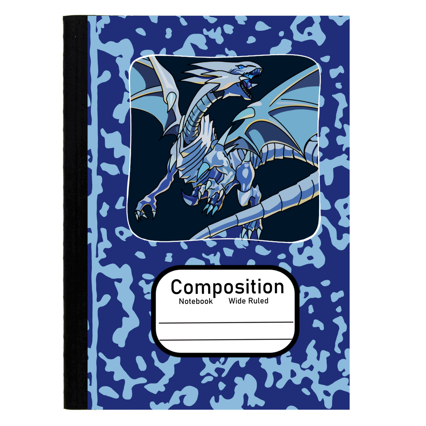Blue eyes (YGO) Composition notebook Camo