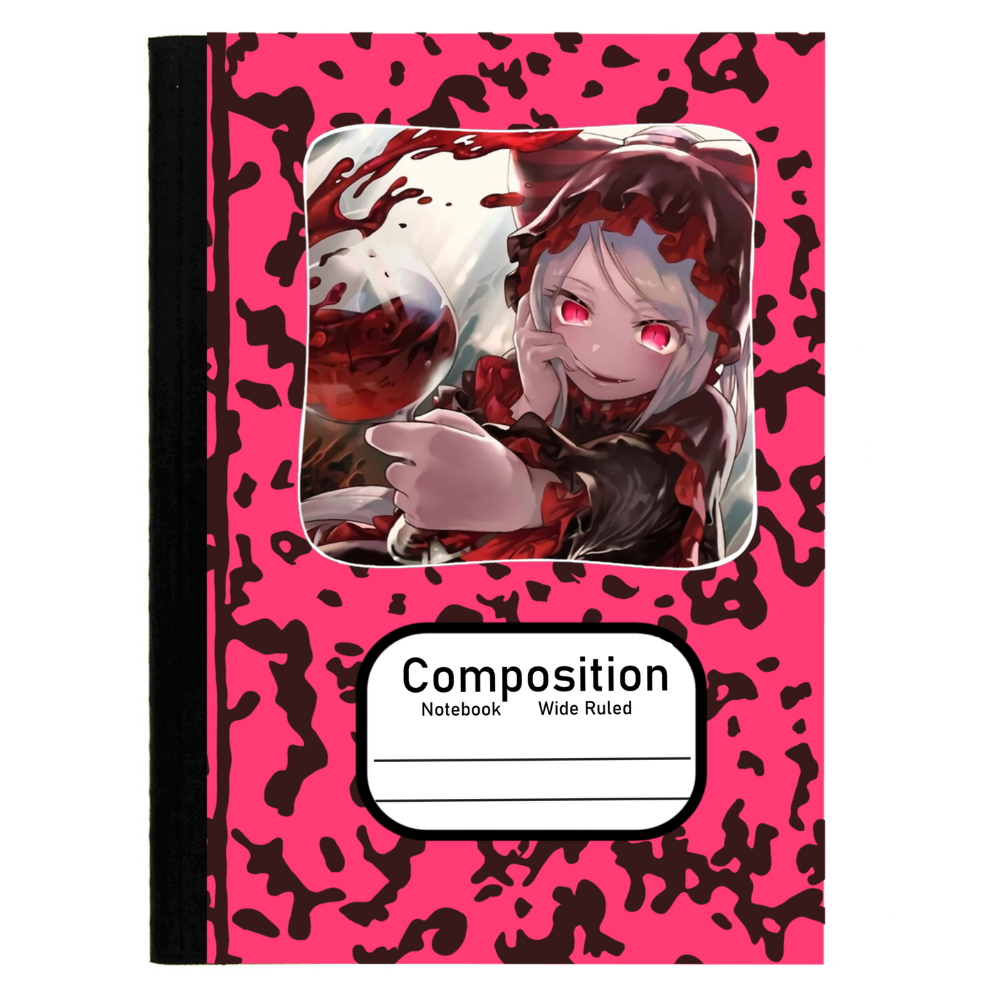 Shalltear (OVLD) Composition notebook Camo