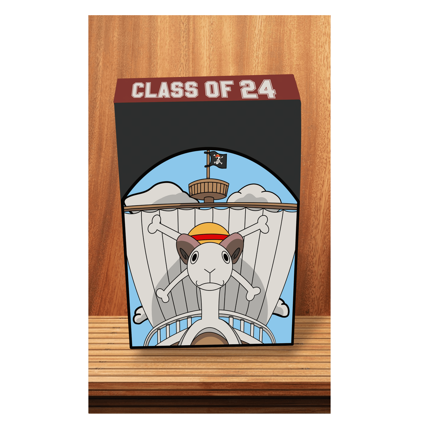 *PICK YOUR YEAR* Going Merry (OP Pirates) Graduation Box charm