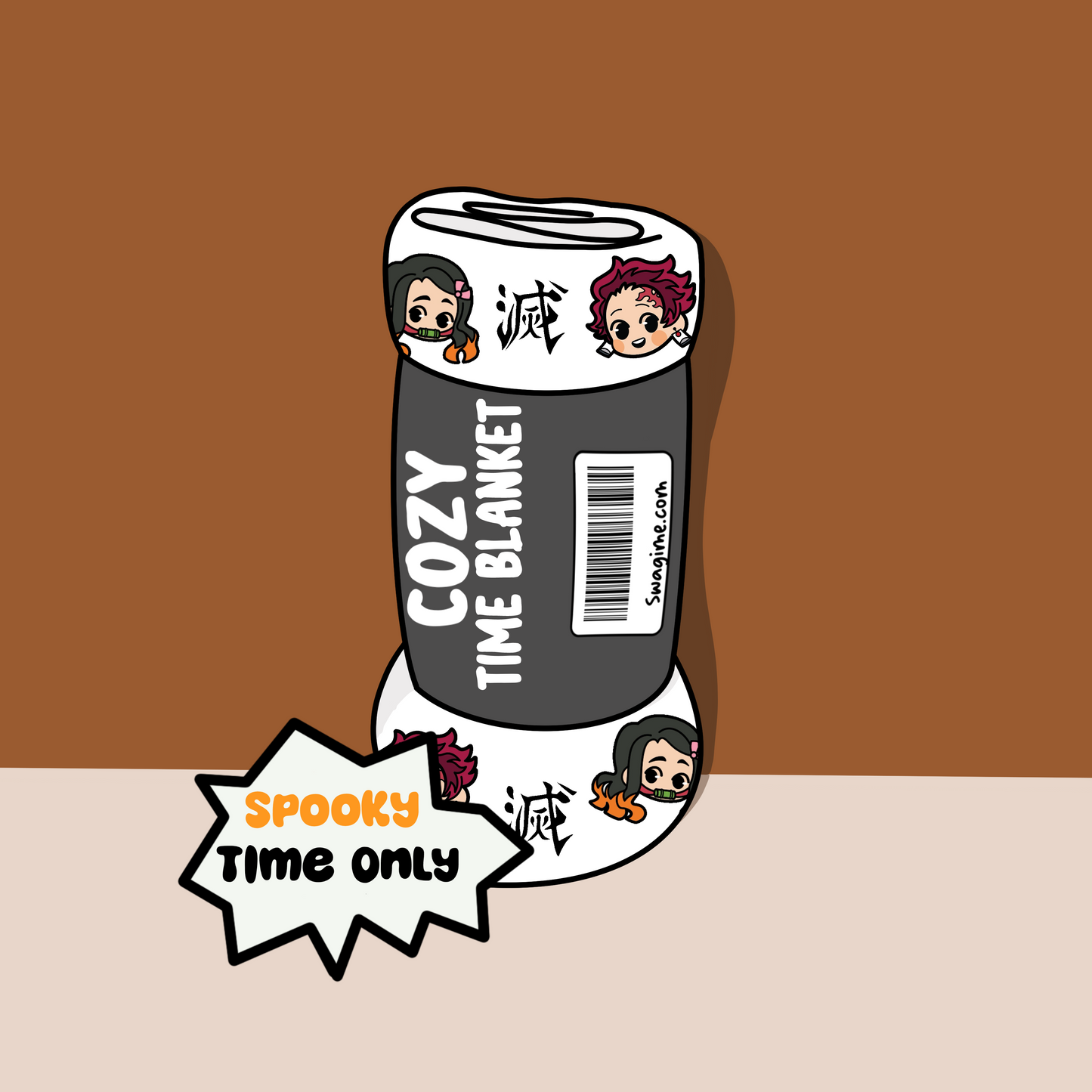 Nezuko and Tanjiro (DS) Anime blanket