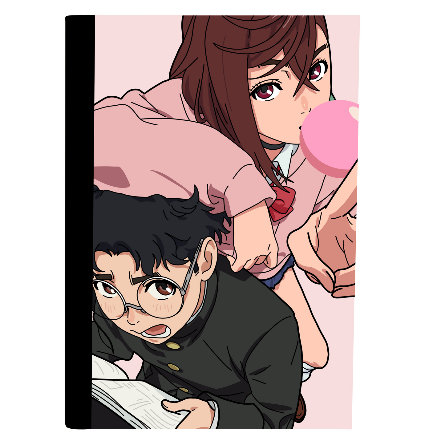 Momo and Ken (DDD) Composition notebook Full art