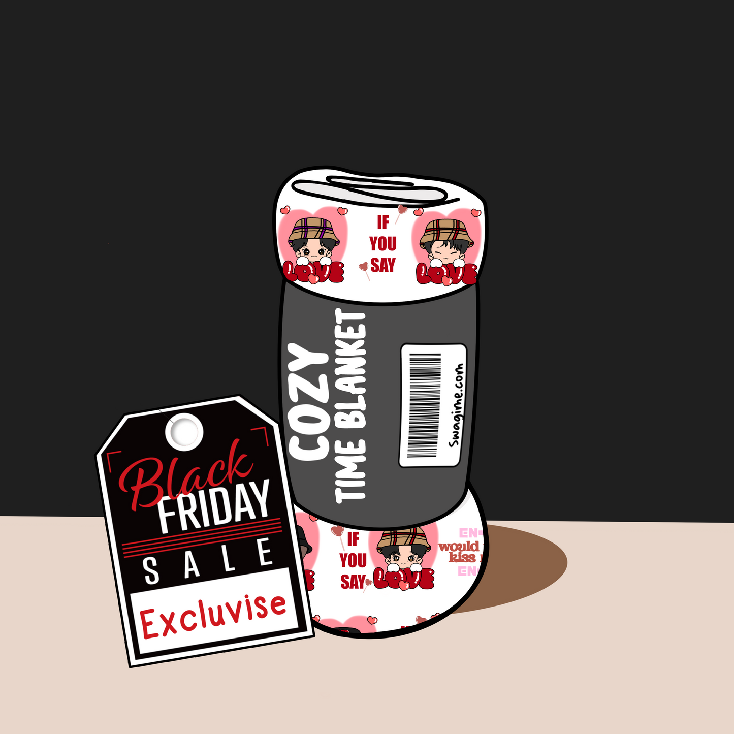 Enhyphen (EN-) Anime blanket