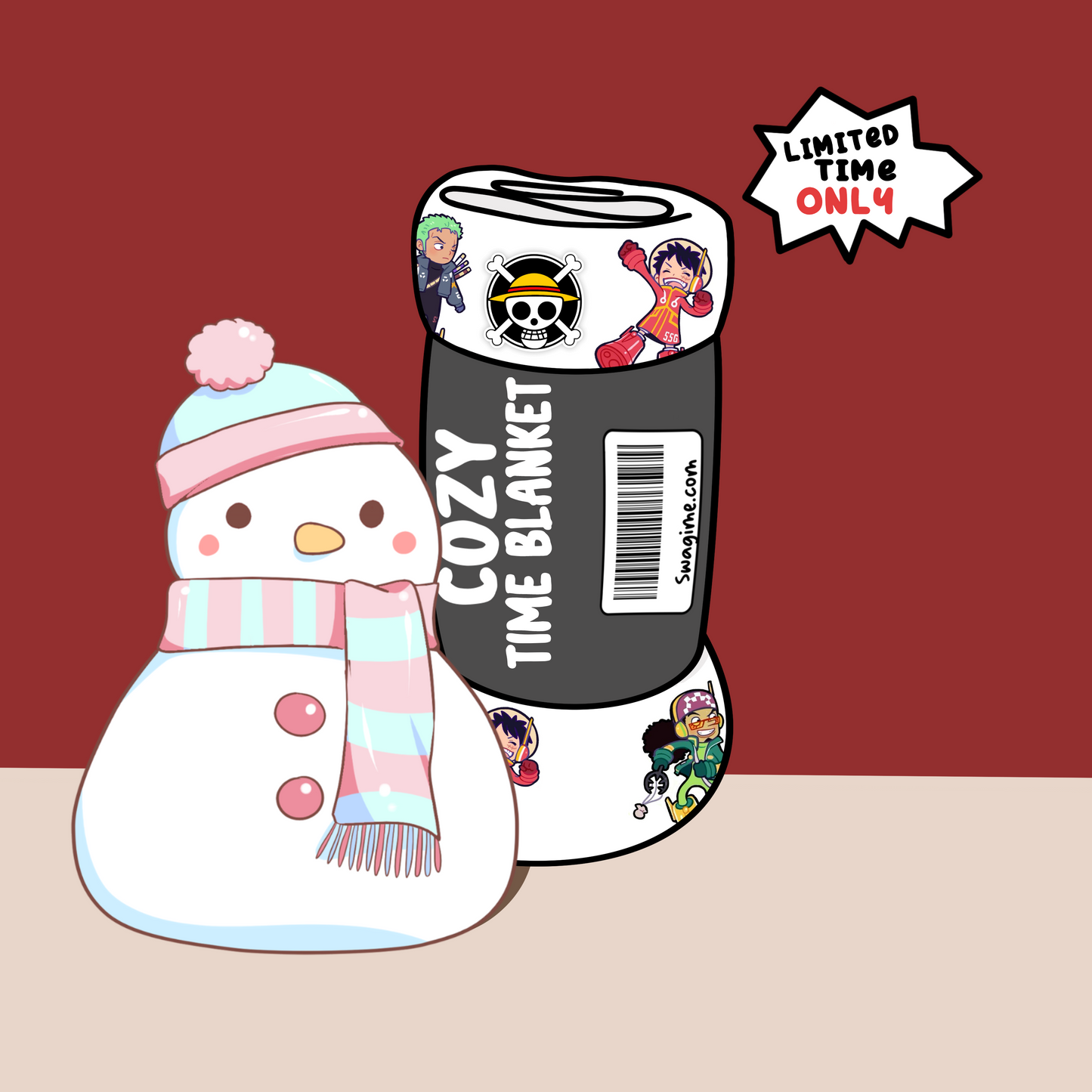 One piece (OP Pirates) Anime blanket