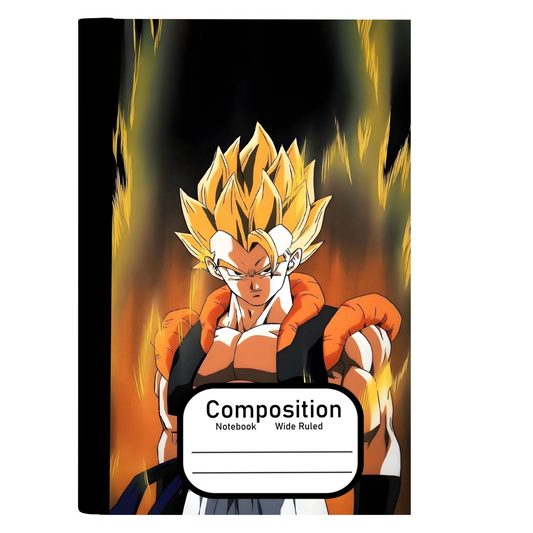 Super Gogeta (DBZ) Composition notebook Camo