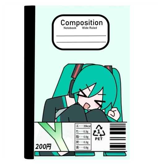 Miku (VC) Composition notebook Full art