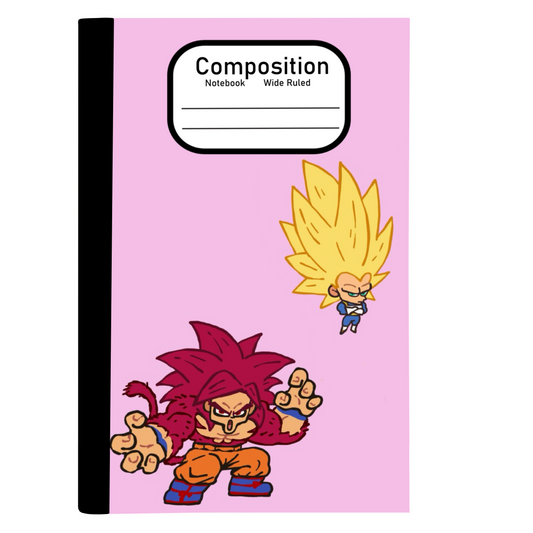 Goku and Vegeta (DBD) Composition notebook Camo