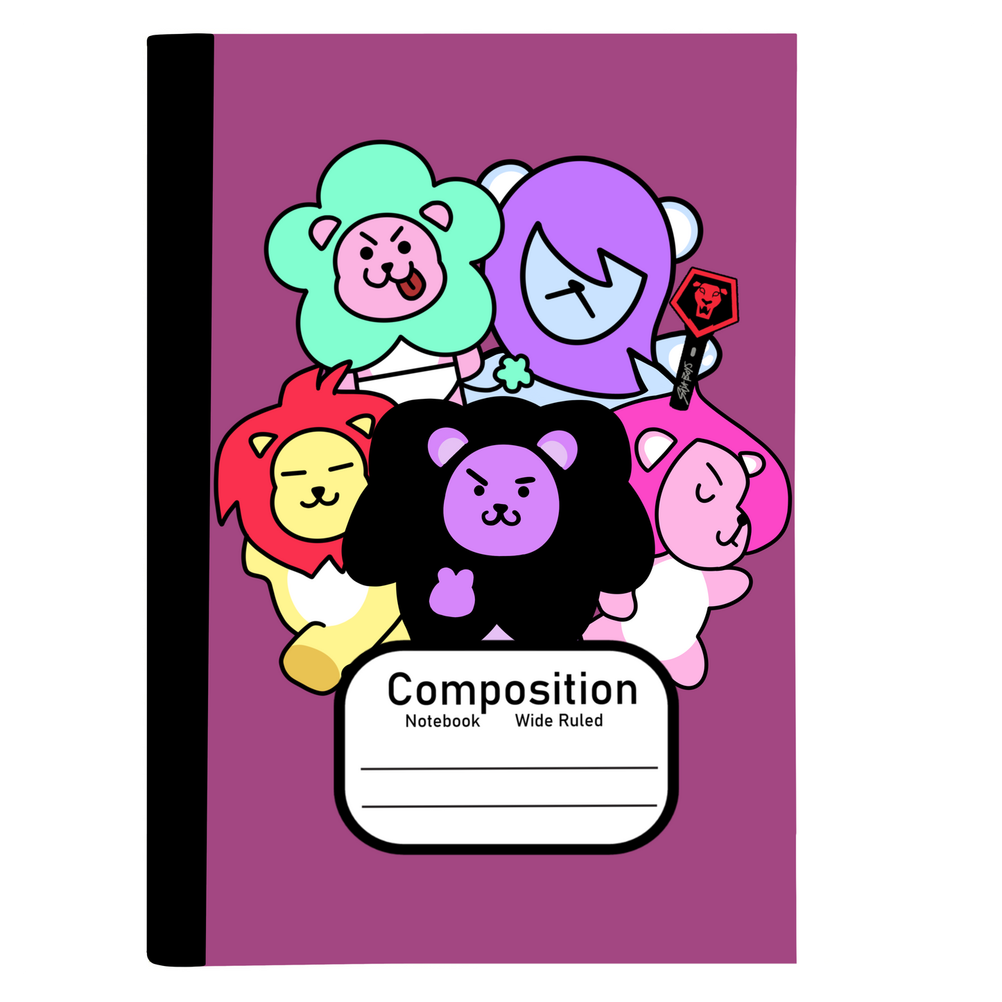 Saja Friends (SJB) Composition notebook