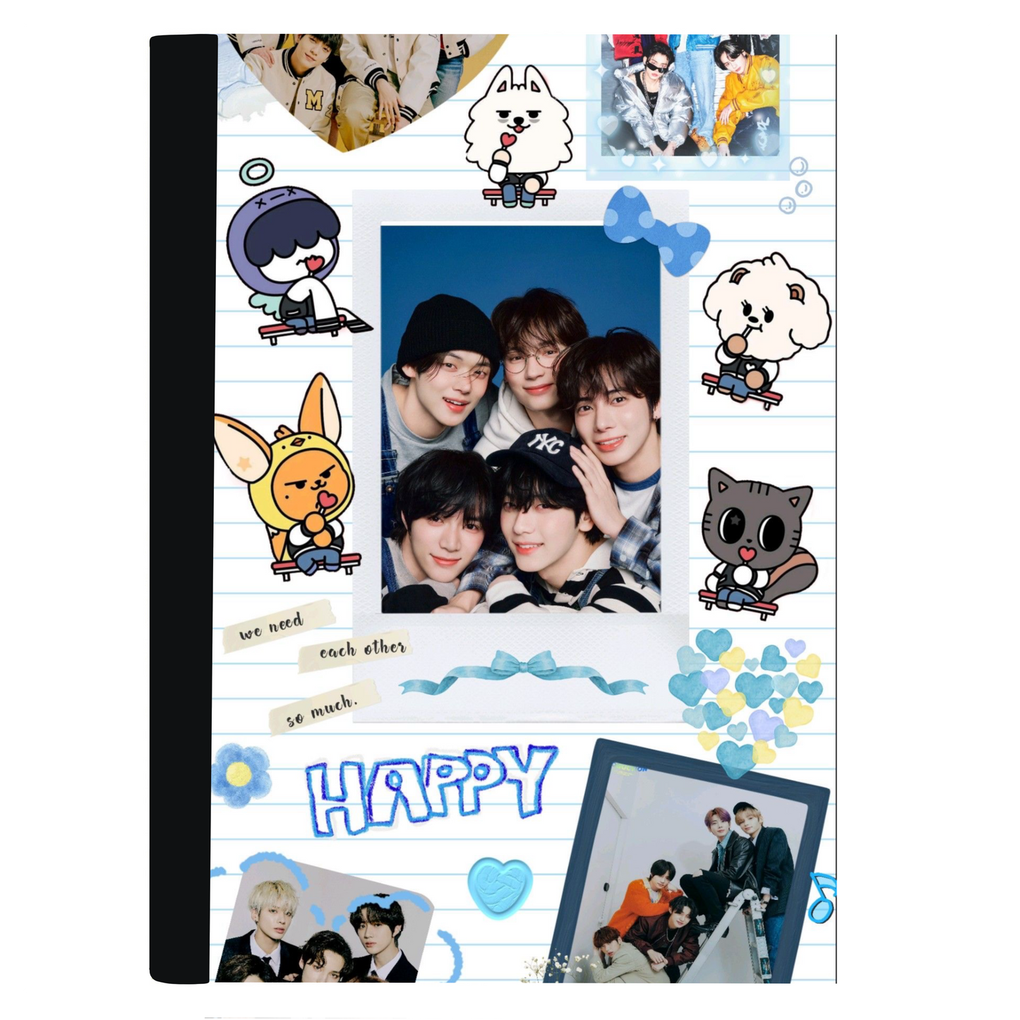 Tomorrow (TXT) Composition notebook Full art