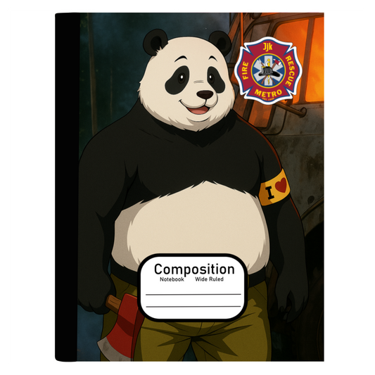 Panda (JJK) Composition notebook Full art
