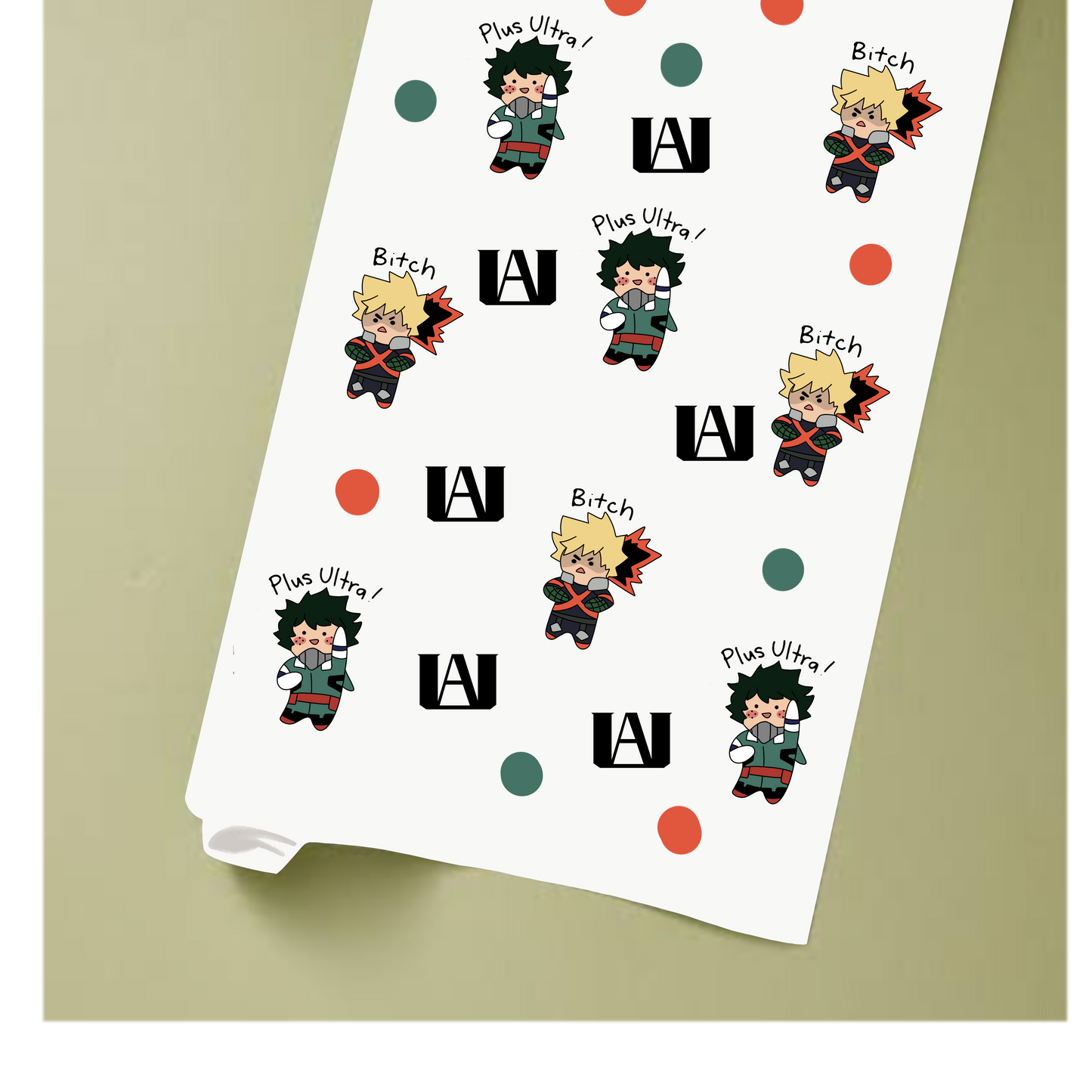 Bakugo, Deku (BNHA) Wrapping paper