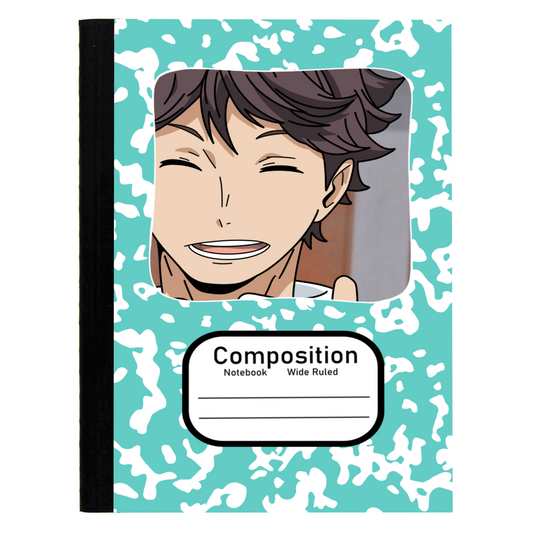 Oikawa (Hi Q) Composition notebook Camo
