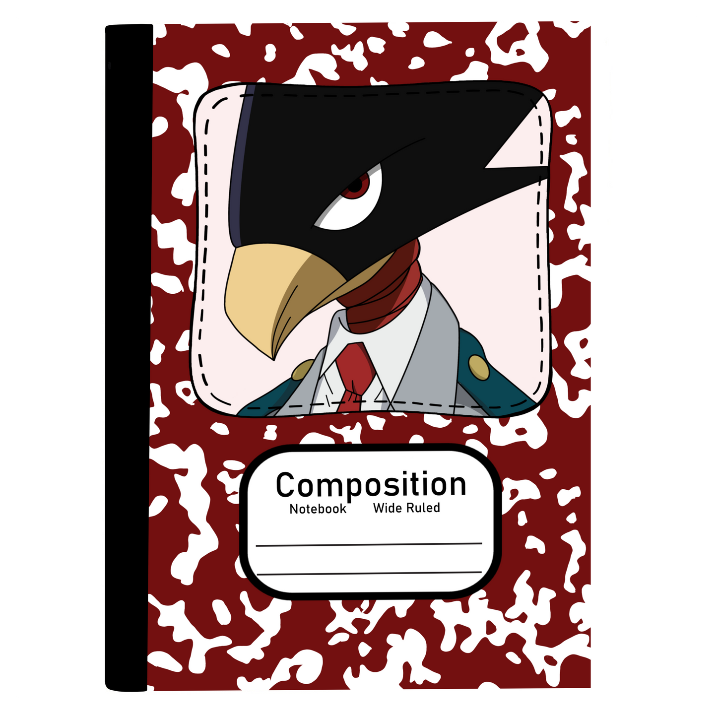 Fumikage Tokoyami (BNHA) Composition notebook Camo