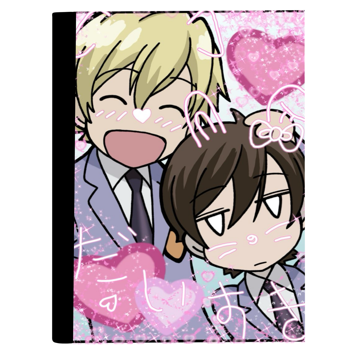 Haruhi and Suoh (OHHC) Composition notebook Full art