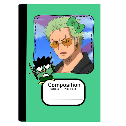Zoro (OP Pirates) Composition notebook Full art
