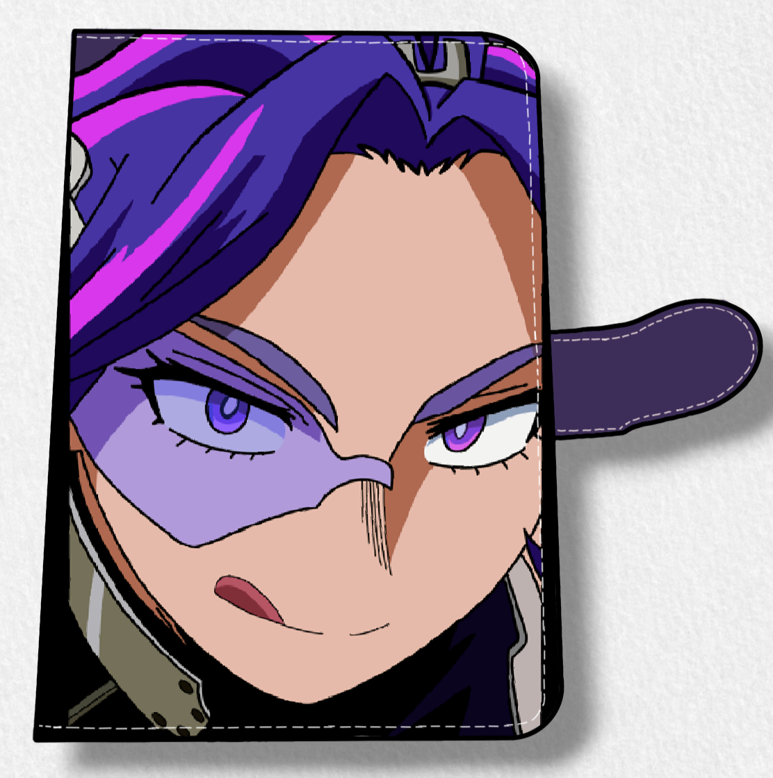 Nagant (BNHA) Anime Faux Leather Magnetic Latch Journal