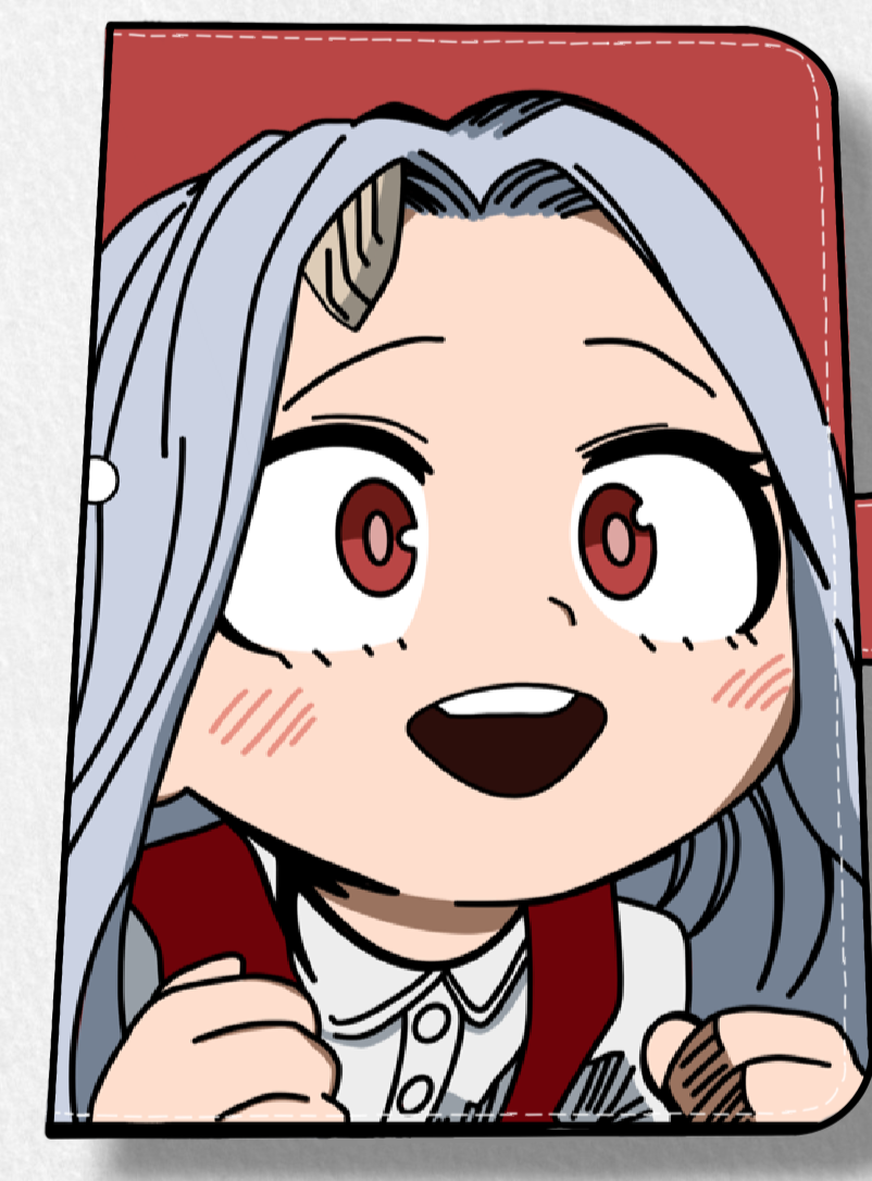 Eri (BNHA) Anime Faux Leather Magnetic Latch Journal
